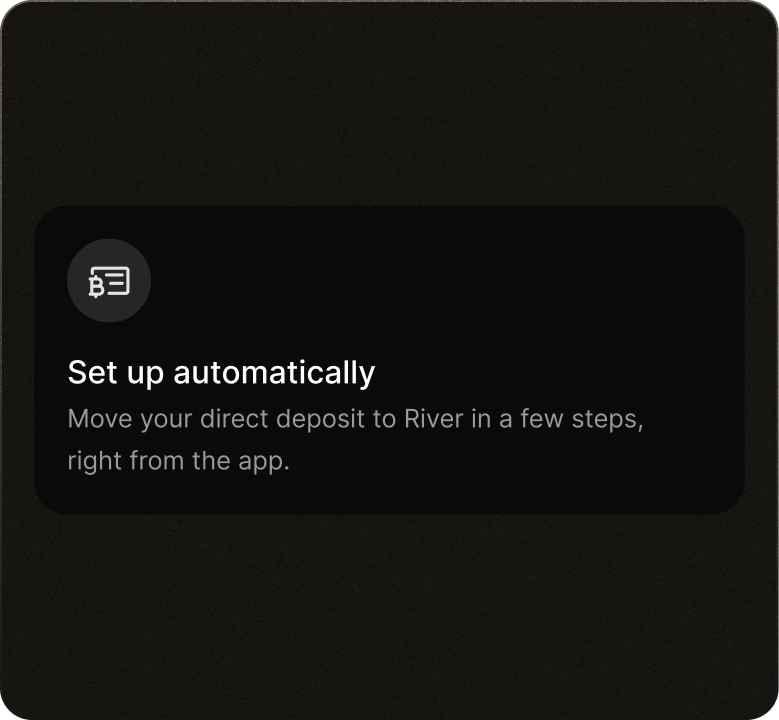 Set up automatically